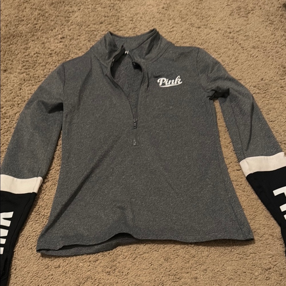 PINK Half-Zip Pullover size xs